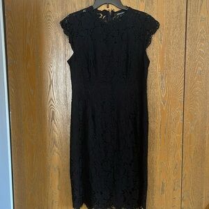 Women’s black lace dress